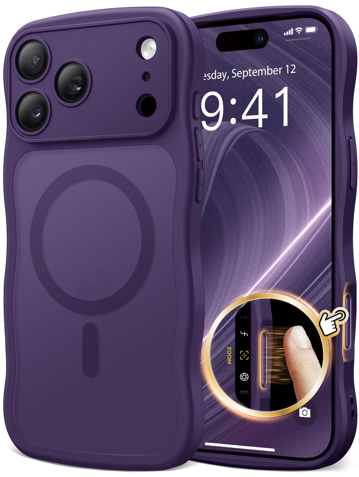 CAPRARO for iPhone 18 Pro Max Case for Women, Compatible with MagSafe