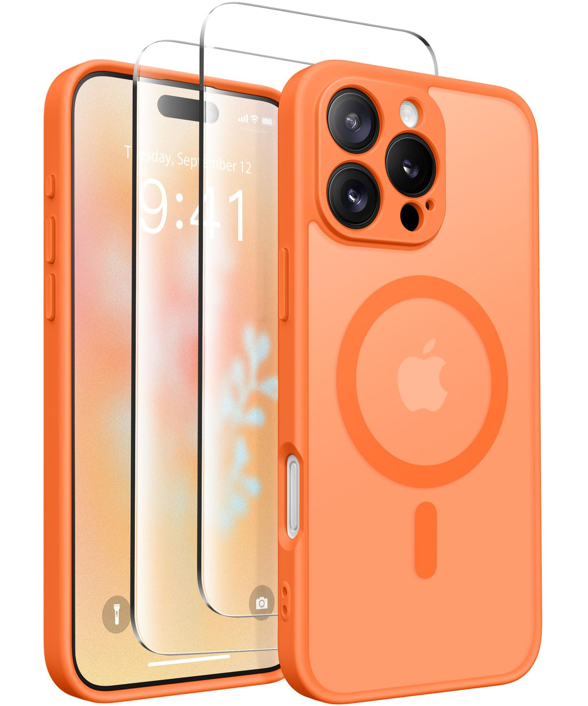 CAPRARO for iPhone 16 Pro Case, Compatible with MagSafe