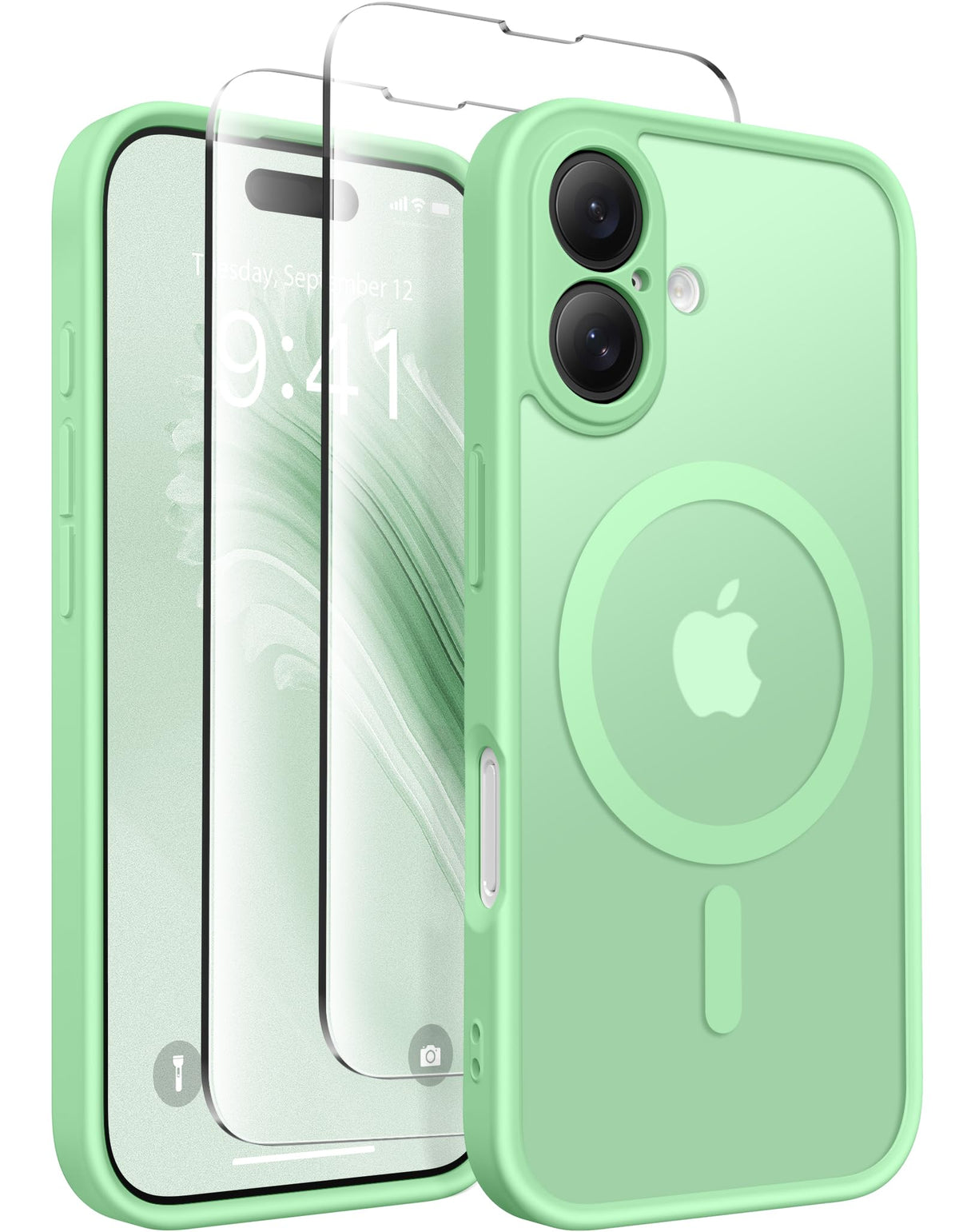 CAPRARO for iPhone 16 Case, Compatible with MagSafe Lilac