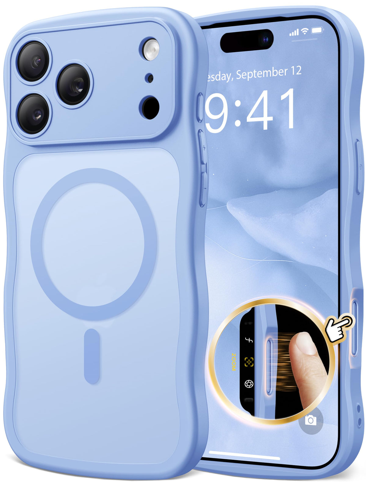 CAPRARO for iPhone 18 Pro Max Case for Women, Compatible with MagSafe