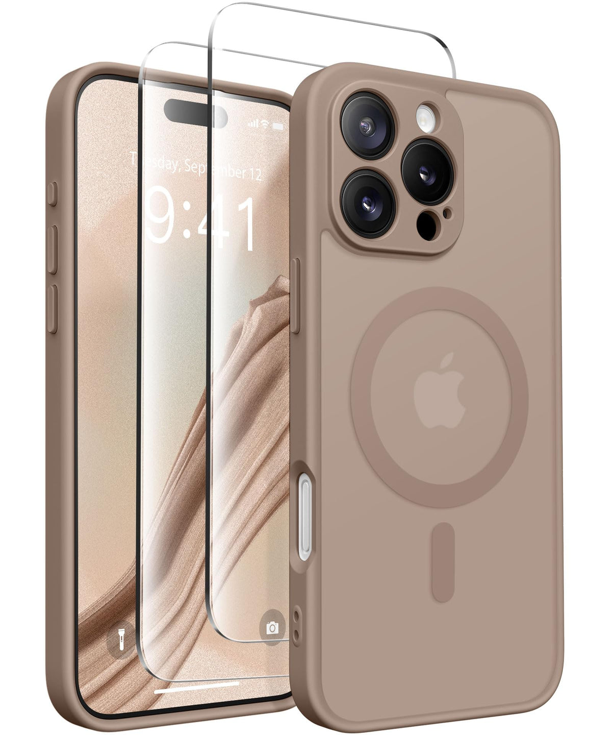 CAPRARO for iPhone 16 Pro Case, Compatible with MagSafe