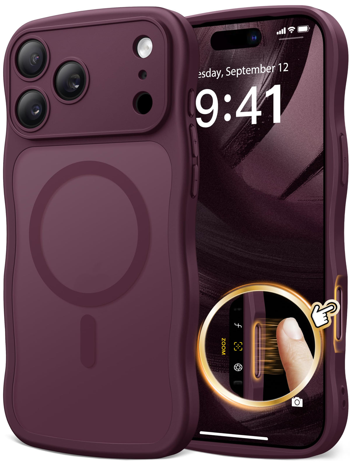 CAPRARO for iPhone 18 Pro Max Case for Women, Compatible with MagSafe