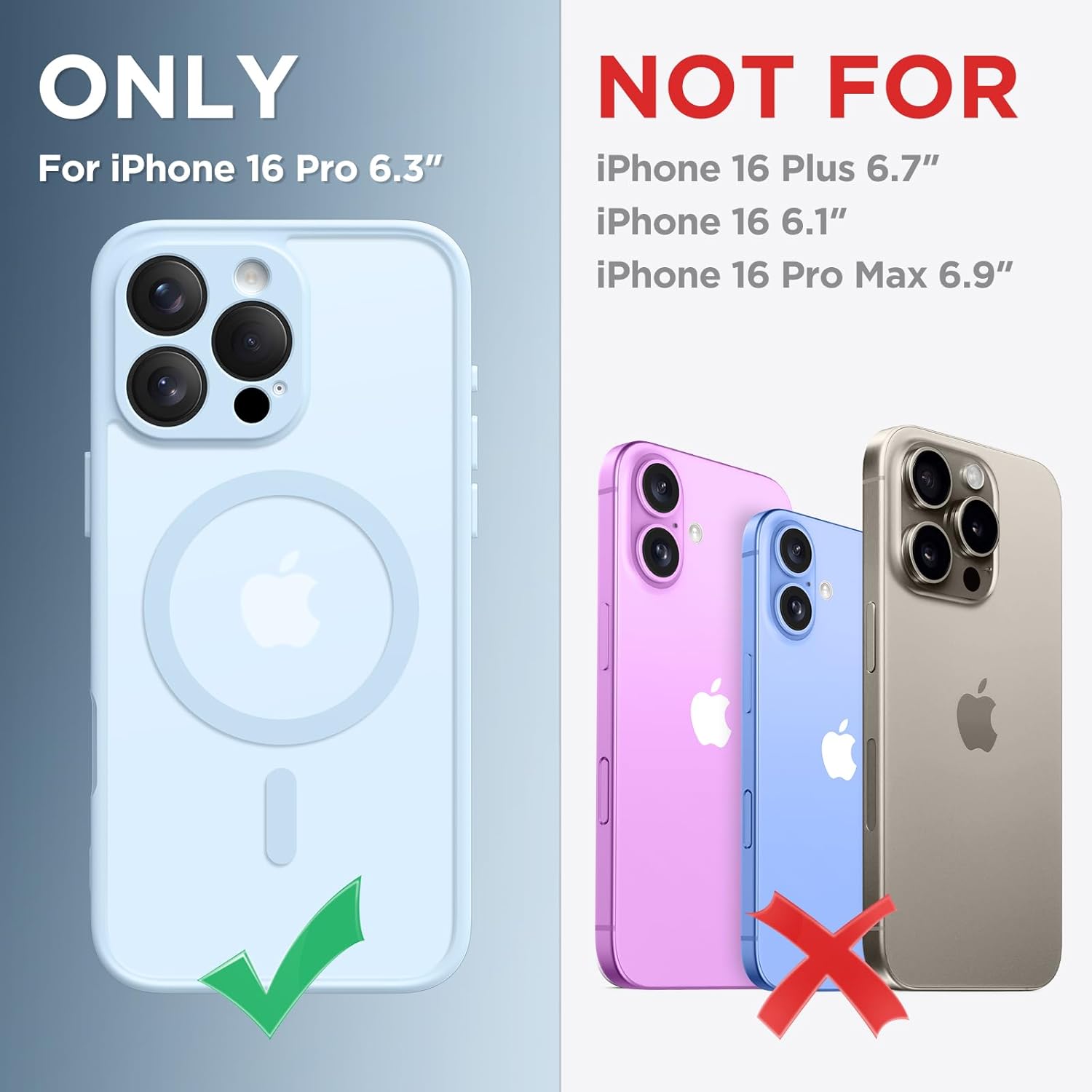 CAPRARO Magnetic Compatible with iPhone 16 Pro Case