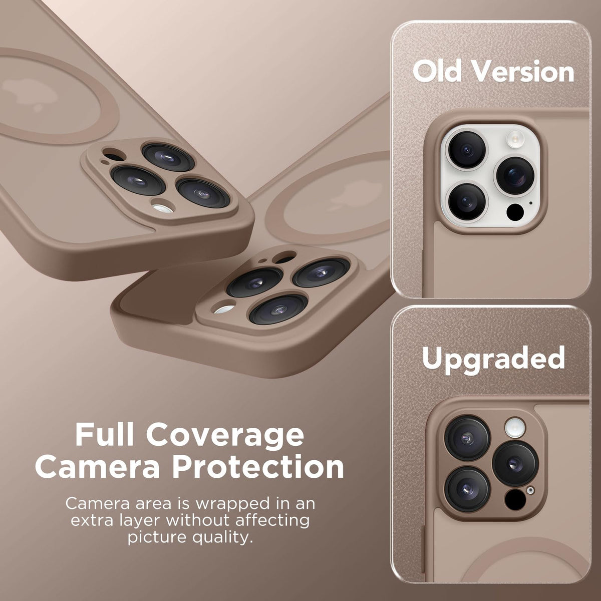 CAPRARO for iPhone 16 Pro Case, Compatible with MagSafe