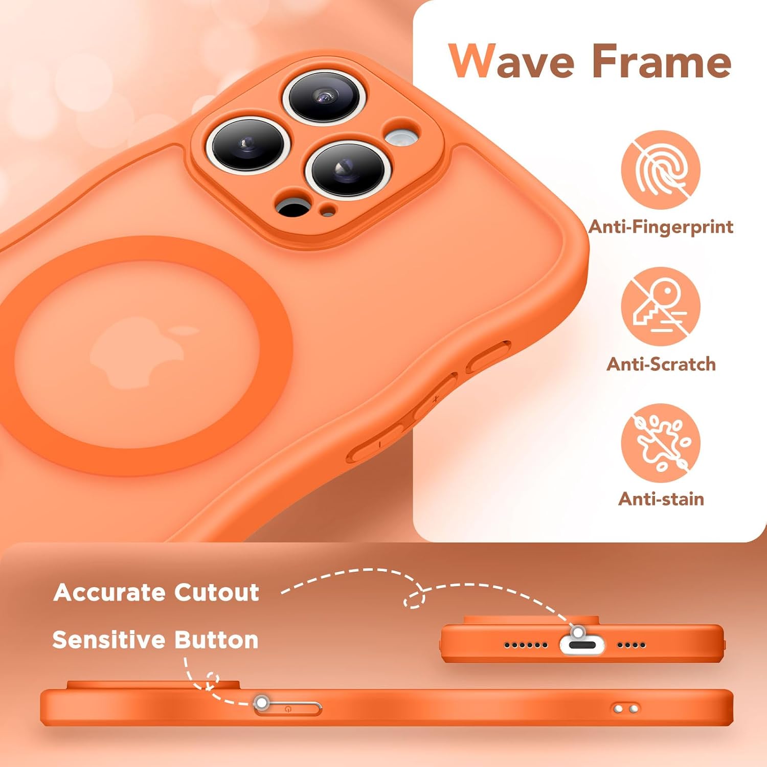CAPRARO Cute for iPhone 15 Pro Max Case