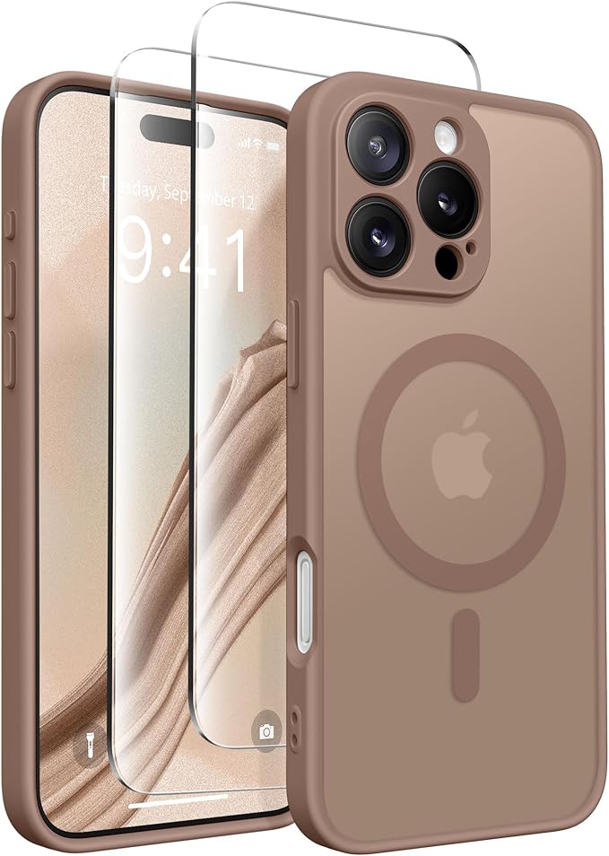 Emlivi Custodia magnetica per iPhone 16 Pro Max con nastro, con custodia Mag -Safe trasparente in TPU acrilico con cordino, cordino regolabile, grigio Emlivi Custodia magnetica per iPhone 16 Pro Max con nastro, con custodia Mag -Safe trasparente in TPU acrilico con cordino, cordino regolabile, grigio