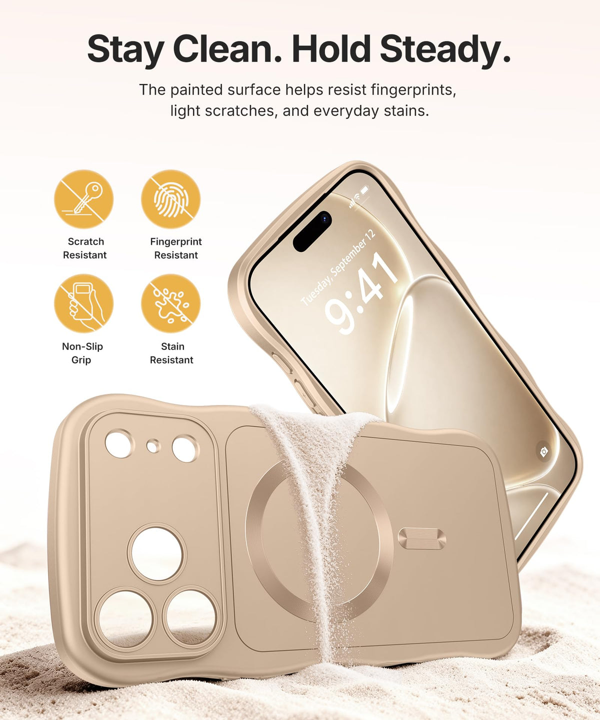 CAPRARO Magnetic for iPhone 18 Pro Max Case Wave