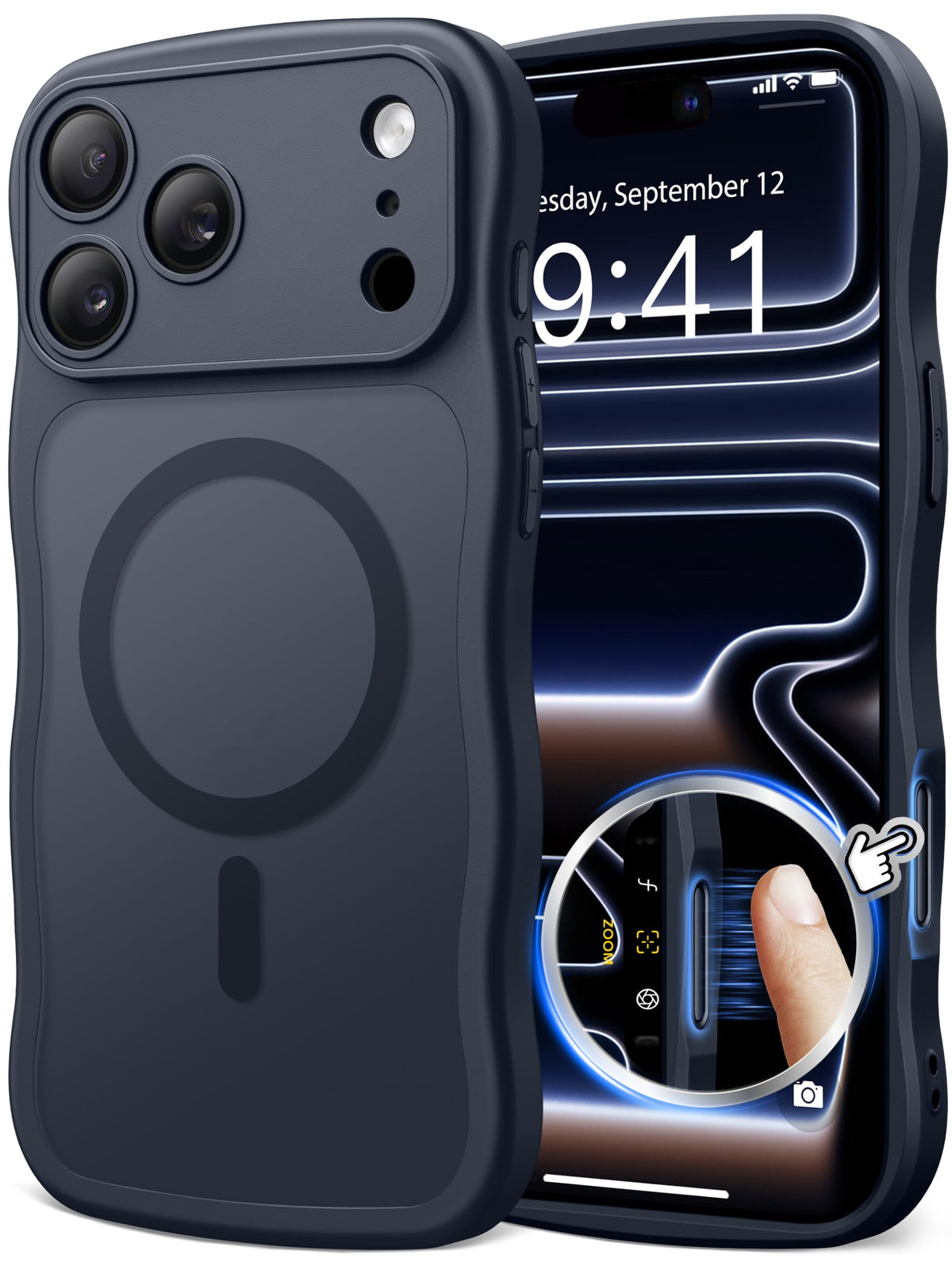 CAPRARO for iPhone 18 Pro Max Case for Women, Compatible with MagSafe
