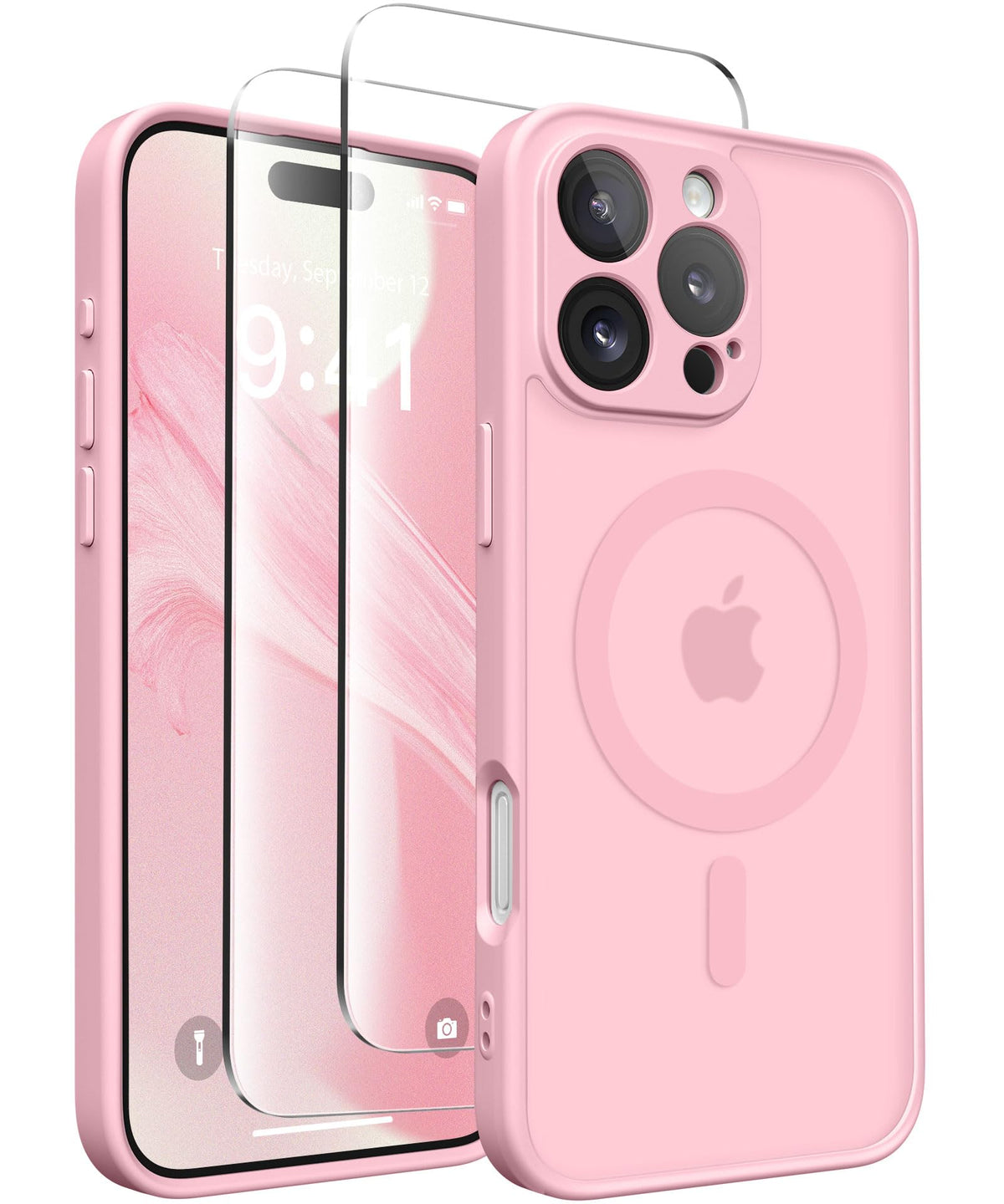 CAPRARO for iPhone 16 Pro Case, Compatible with MagSafe