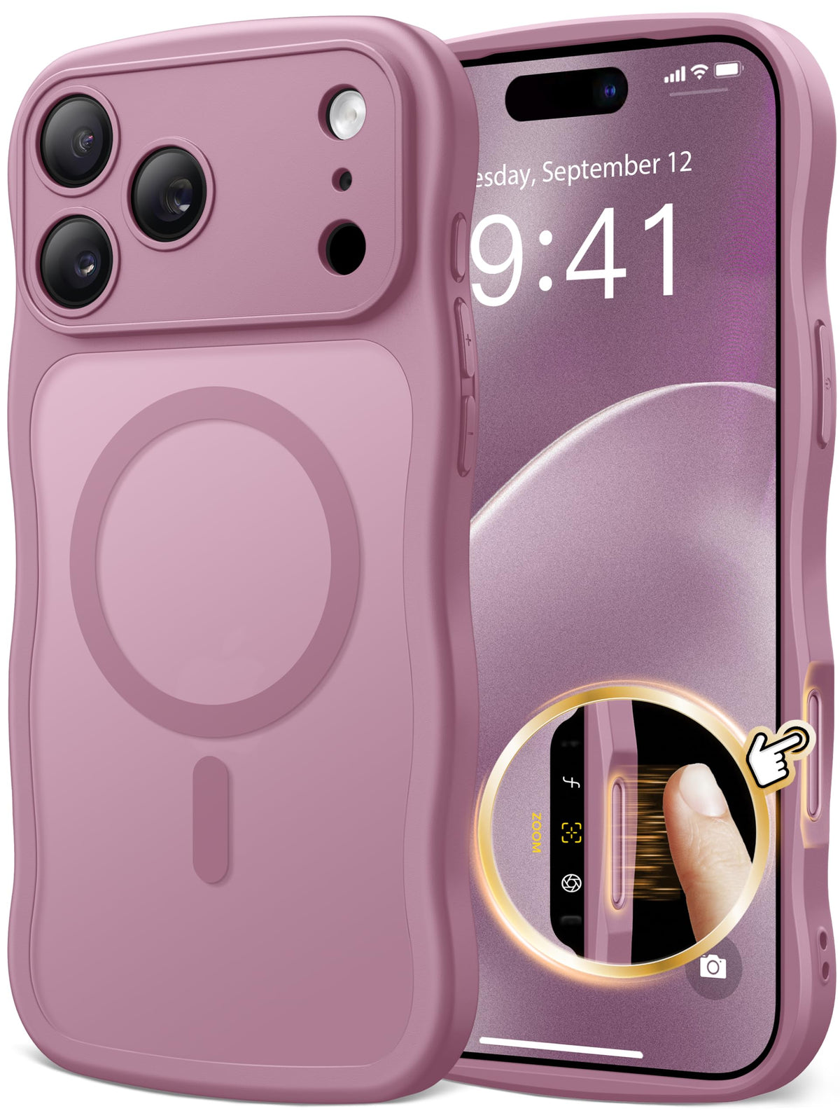 CAPRARO for iPhone 18 Pro Max Case for Women, Compatible with MagSafe