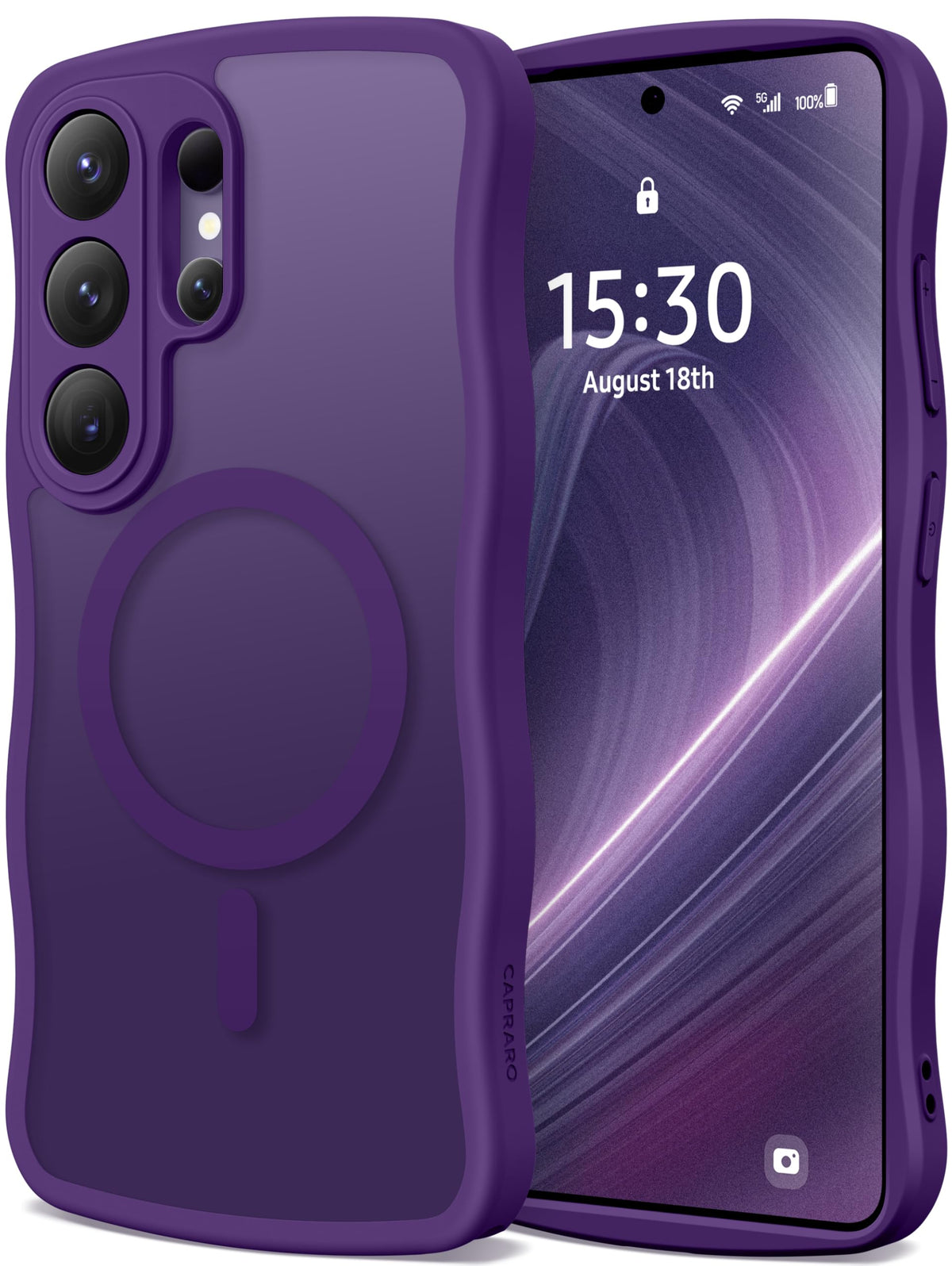 CAPRARO for Samsung Galaxy S26 Ultra Case for Women, Deep Purple