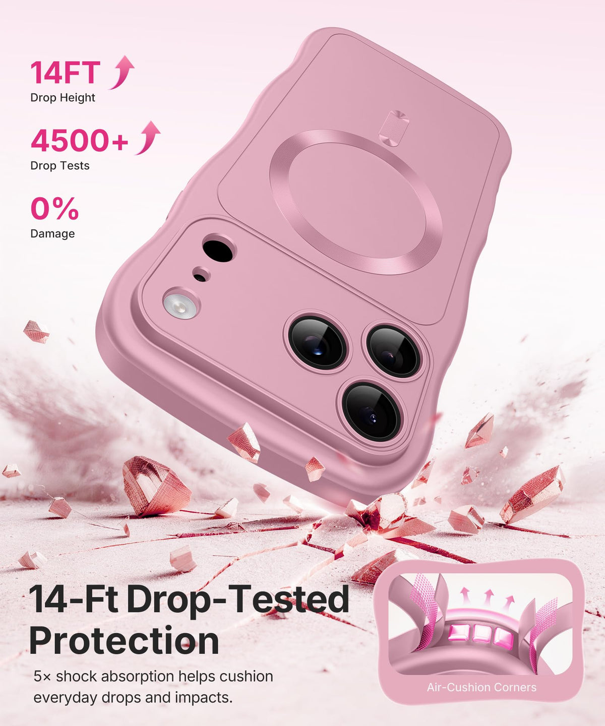 CAPRARO Magnetic for iPhone 18 Pro Case Wave