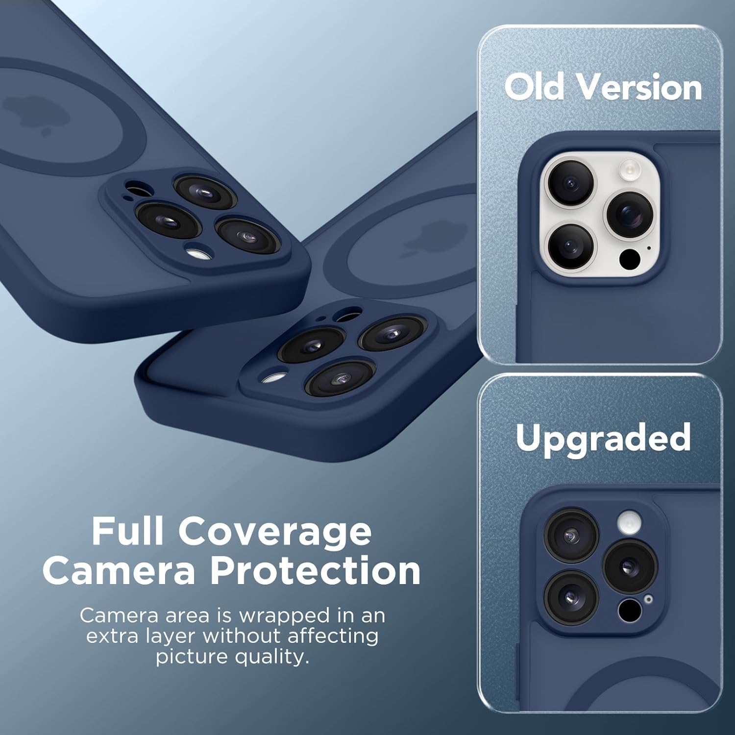 CAPRARO for Phone 14 Pro Max Case with Magnetic Ring Stand,[Compatible with Magnetic][Full Camera Protection] Shockproof Protective
