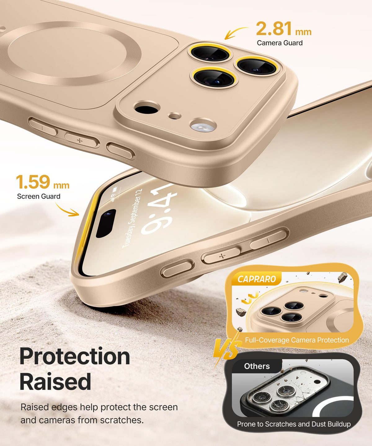 CAPRARO Magnetic for iPhone 18 Pro Max Case Wave