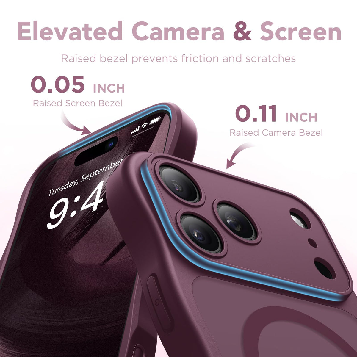 CAPRARO for iPhone 18 Pro Max Case for Women, Compatible with MagSafe