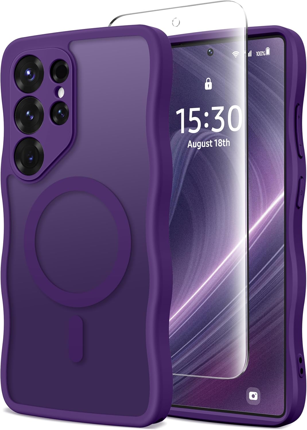 CAPRARO Samsung Galaxy S25 Ultra Case for Women Girls, Upgraded [Full Camera Protection] [Compatible with MagSafe]